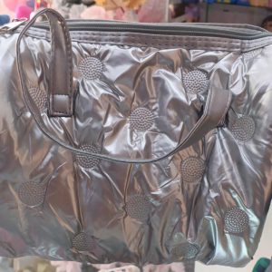 BOLSO PLATEADO BRILLANTE