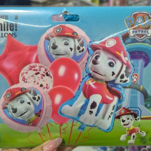 5 GLOBOS BALLONES PERRITO