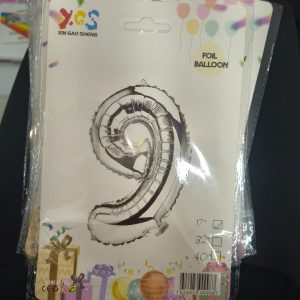 GLOBOS NUMERO 17 DE CUMPEAÑOS CON NUMERO