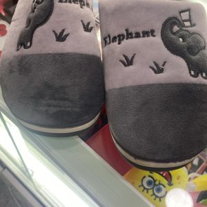 PANTUFLAS ELEFANTE COLOR GRIS
