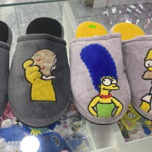 PANTUFLAS LOS SIMPSON PLOMAS