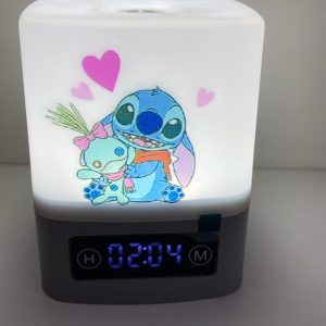 LAMPARA Y RELOJ STICH