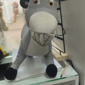 peluche burro de shueck
