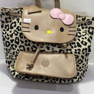 MOCHILA HELLO KITTY COLOR LEOPARDO