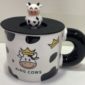TAZA DE VAQUITA CON TAPA