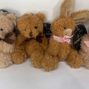 PELUCHES LLAVEROS CAFES