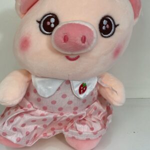 PELUCHE CERDITO CON VESTIDO