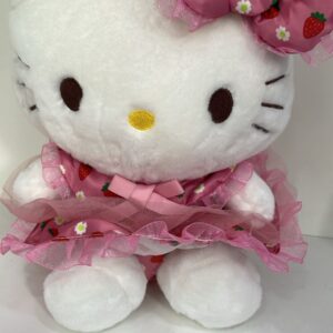 PELUCHE HELLO KITTY CON VESTIDO DE FRESAS