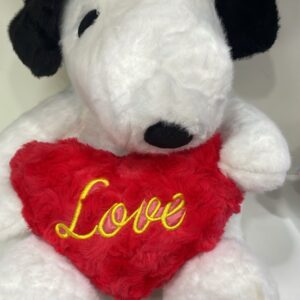 PELUCHE SNOPYN CON CORAZON LOVE