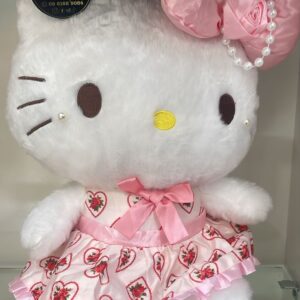 PELUCHE HELLO KITTY CON DETALLES DE PERLAS 40CM