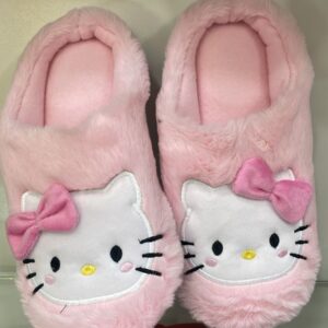 PANTUFLAS HELLO KITTY ROSADAS TALLA 36/37