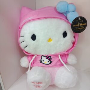 HELLO KITTY PELUCHE CON CAMISA ROSADA 32CM