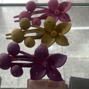 GANCHOS PARA CABELLO DISEÑO FLORES