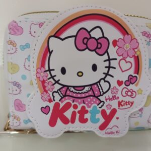 BILLETERA PEQUEÑA DISEÑO HELLO KITTY BLANCA