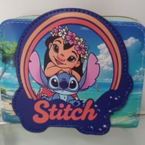 BILLETERA COLOR AZUL STICH PEQUEÑA