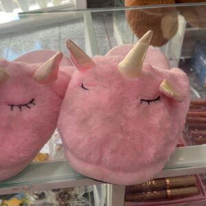PANTUFLA DE UNICORNIO COLOR ROSADO