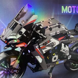 MOTO ARMABLE LEGOS COLOR NEGRO