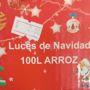 LUCES DE NAVIDAD 100L ARROZ COLOR BLANCA