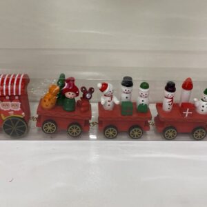 TREN DE MADERA NAVIDEÑO 38CM