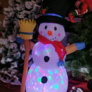 INFLABLE NAVIDEÑO MUÑECO DE NIEVE 120M