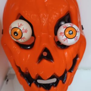 MASCARA DE HALLOWEN COLOR NARANJA 24CM