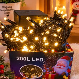 200L LED COLOR CALIDO LUCES NAVIDEÑAS