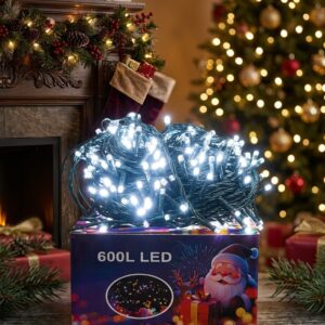 600L LED LUCES BLANCAS NAVIDEÑAS
