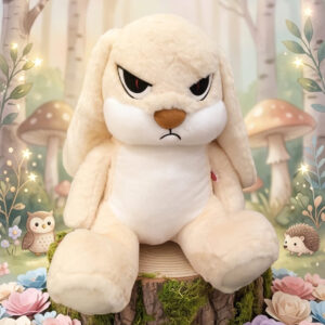 PELUCHE CONEJITO ENOJADO 50CM