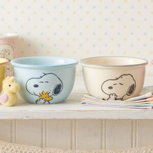 TAZAS DE SNOPYN COLORES PASTELES SET 4