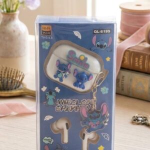 AUDIFONOS INALAMBRICOS STICH AZULES